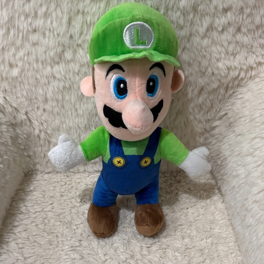 Luigi Plush Toy - Green and Blue Kids Stuffed Character